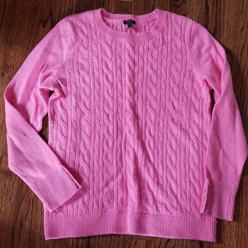 Talbots Pink Confetti Sweater